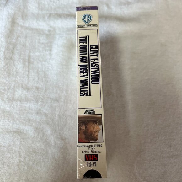 Clint Eastwood The Outlaw Josey Wales VHS Sealed Brand New Western WB Watermark - Picture 4 of 6